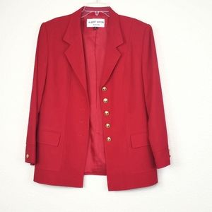Alberto Nipon vintage red blazer